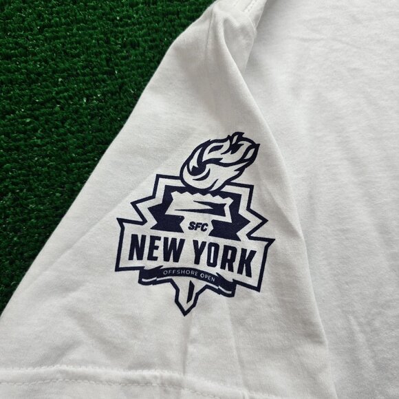 Guy Harvey Tshirt Mens‎ XL White Fishing Casual The Offshore Open 2022 New York - Picture 4 of 8